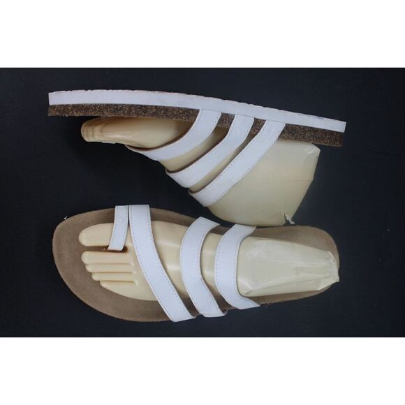 Makalu California Women’s Sandals White Olivia Size 11M NEW - Picture 2 of 11